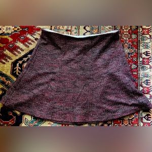 COPY - 3/$15 5/$20 Loft Burgandy/black short/mini skirt Size XL